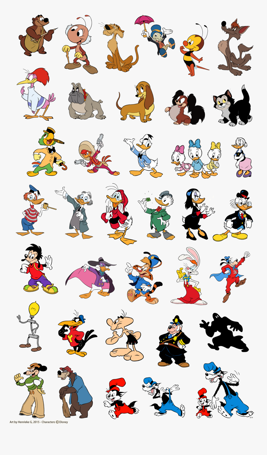 Pile Of Disney Characters - Disney Characters Clipart Small, HD Png Download, Free Download