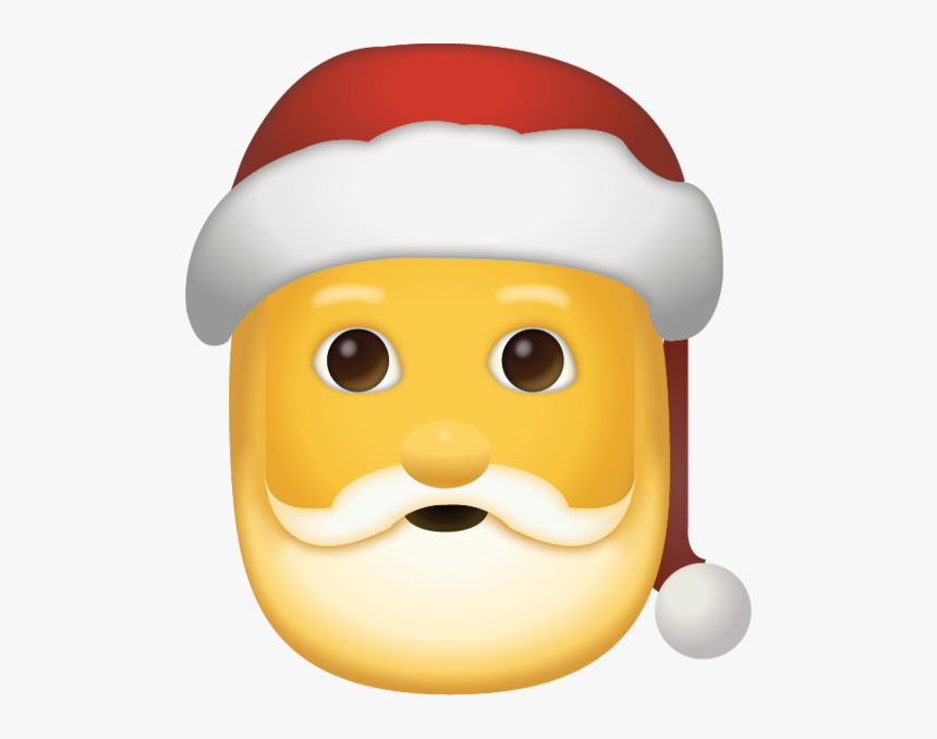 Santa Emoji Png - Santa Claus Emoji Png, Transparent Png, Free Download
