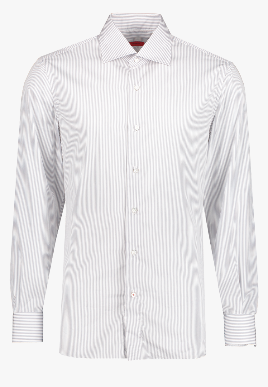 Front Image Of Isaia Pellovo Thin Stripe Shirt - Long-sleeved T-shirt, HD Png Download, Free Download