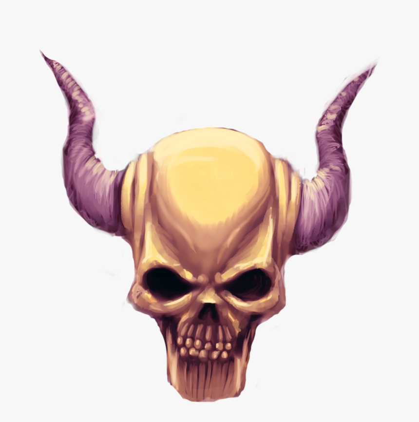 Skulls Transparent Demon - Transparent Demon Skull, HD Png Download, Free Download