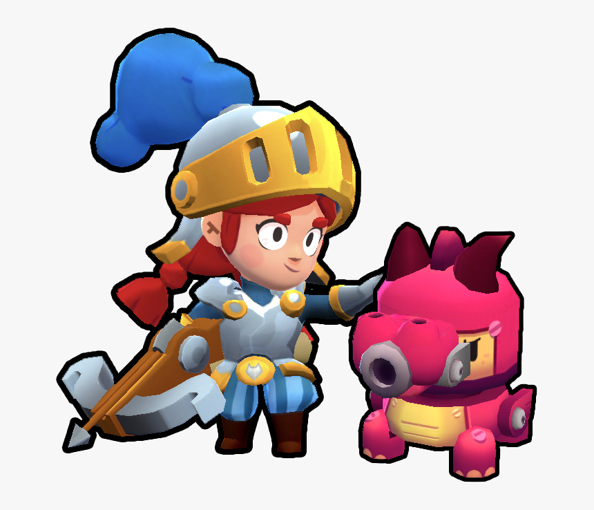 Jessie Skin-dragon Knight Clipart , Png Download - Dragon Knight Jessie Brawl Stars, Transparent Png, Free Download