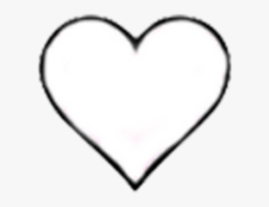 Heart Hearts Tumblr Blackandwhite Icon Png Black And - Like Instagram White Heart, Transparent Png, Free Download