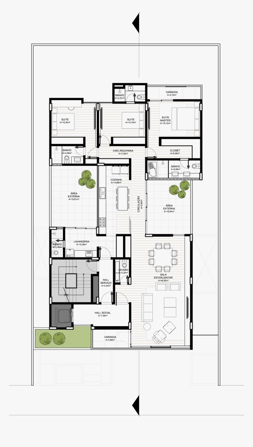 F Edificio Ff Planta 01 - Floor Plan, HD Png Download, Free Download