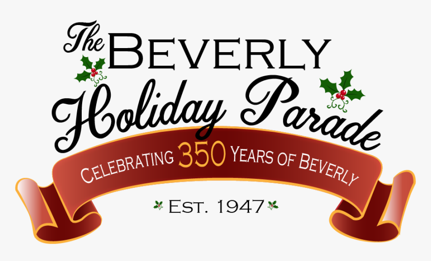 The 2018 Beverly Holiday Parade - Calligraphy, HD Png Download, Free Download