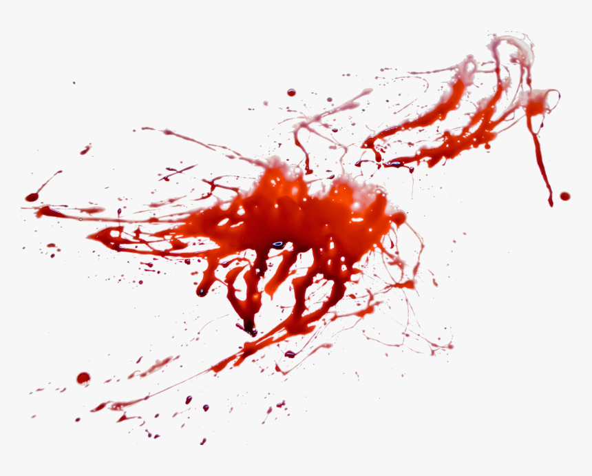 Red Smoke Png Transparent - Blood Splatter Transparent Background, Png Download, Free Download