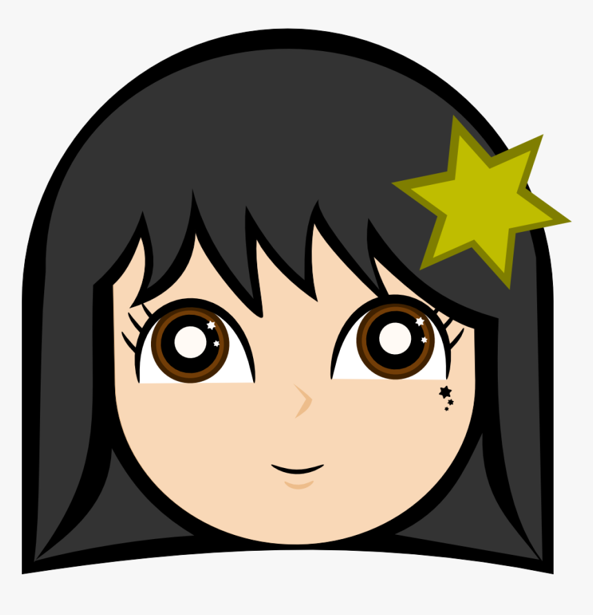 Cute Girl Face Clipart, HD Png Download, Free Download