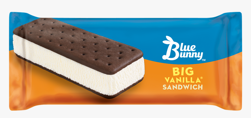 Big Vanilla® Sandwich - Blue Bunny Big Vanilla Sandwich, HD Png Download, Free Download