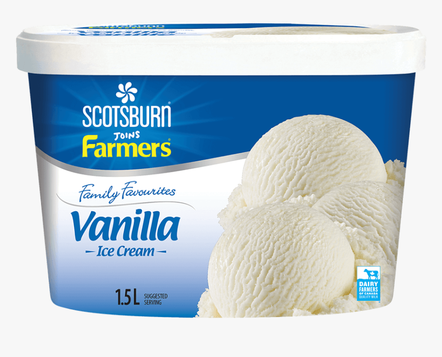 Vanilla, Family Favourites, Ice Cream - Scotsburn Family Favourites, HD Png Download, Free Download