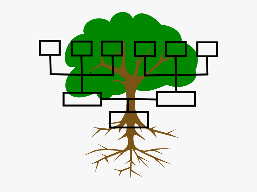 Free Family Tree Clipart Image - Family Tree Blank Clipart, HD Png Download, Free Download