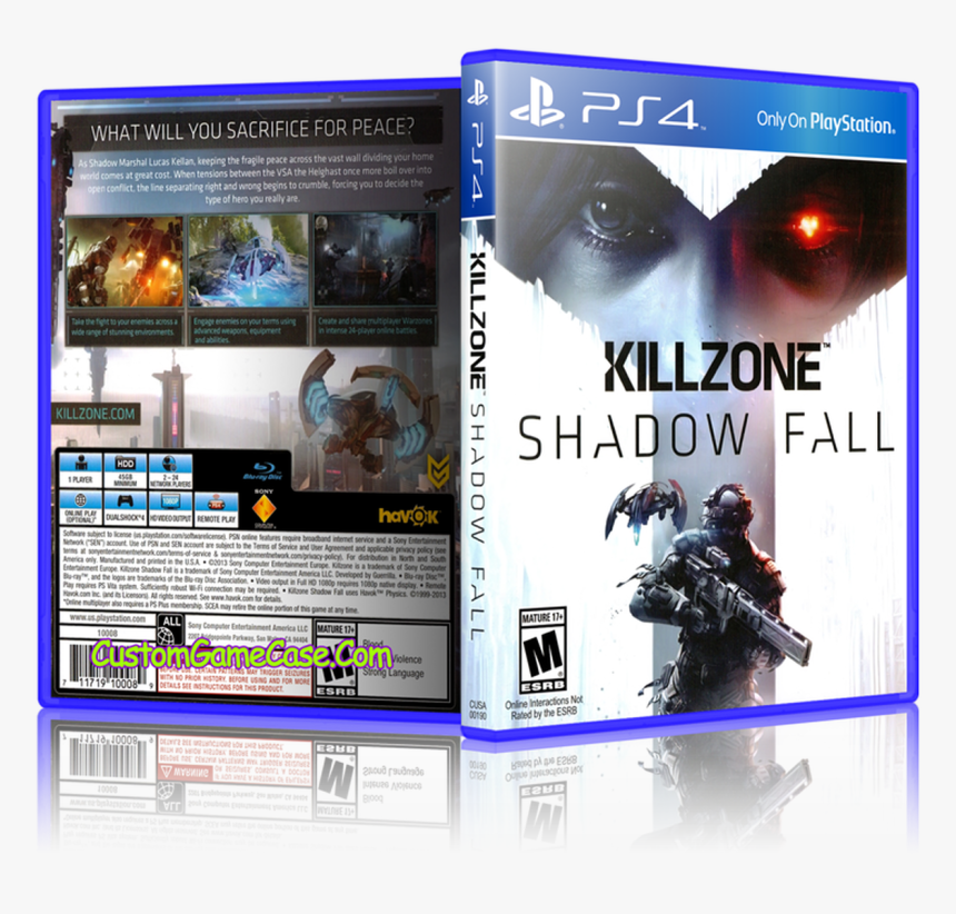 Killzone Shadow Fall - Kill Zone Shadow Fall Back, HD Png Download, Free Download