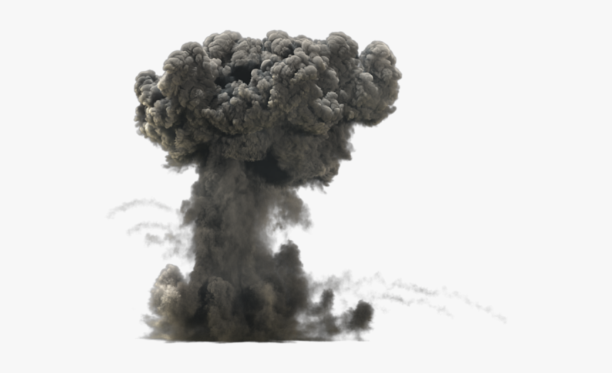 Dark Smoke Explosion Png Image - Pine, Transparent Png, Free Download
