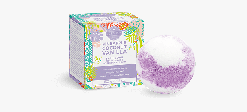Pineapple Coconut Vanilla Scentsy Bath Bomb, HD Png Download, Free Download