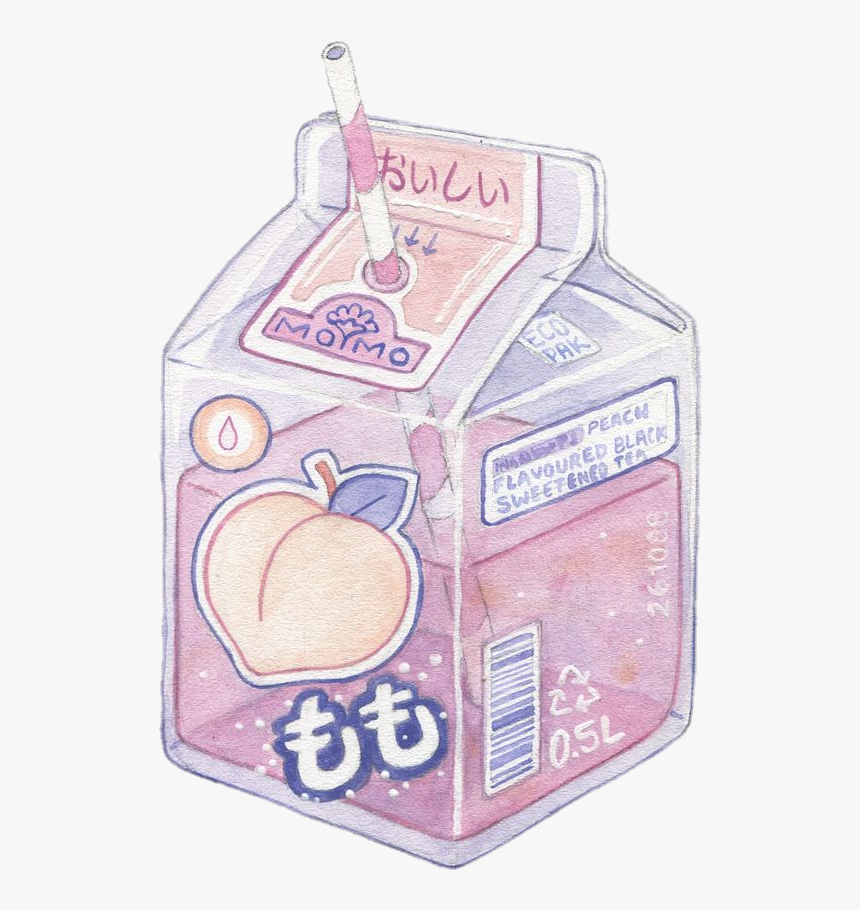 #peach #cute #kawaii #pastel #aesthetic #tumblr #overlay - Peach Aesthetic Tumblr Drawing, HD Png Download, Free Download