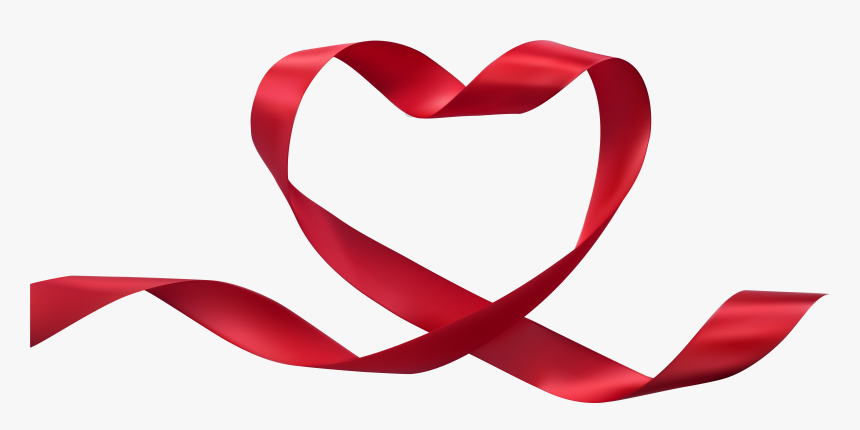 Clip Art Transparent Clip Art Image - Ribbon With Heart Png, Png Download, Free Download