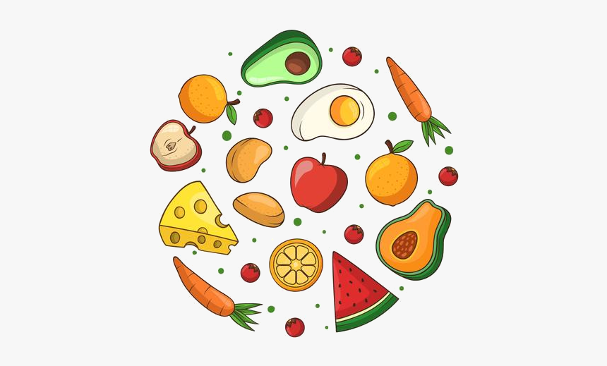 Healthy Food Clipart Free Vector Art Stock Graphics - Healthy Food Vector Png, Transparent Png, Free Download