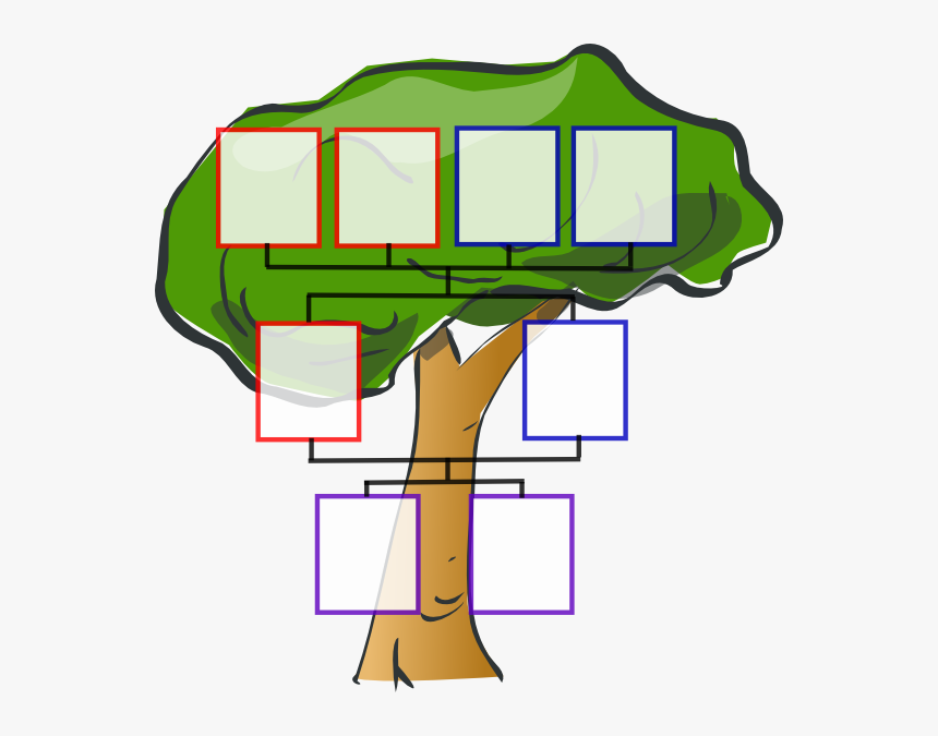 Transparent Family Tree With People Clipart - Family Tree Of 8, HD Png Download, Free Download
