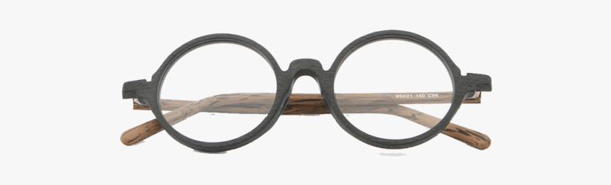 Round Wooden Glasses, HD Png Download, Free Download