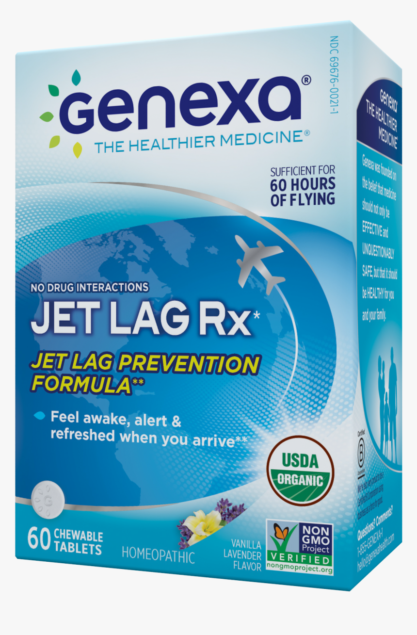 Jet Lag Rx Chewable Tablets, Vanilla Lavender - Best Medicine Of Stress, HD Png Download, Free Download