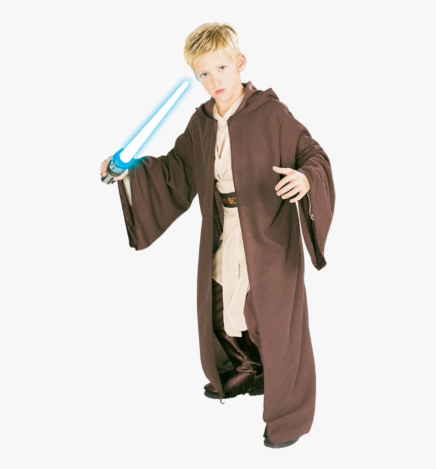 Deluxe Kids Jedi Knight Robe - Star Wars Jedi Costumes For Kids, HD Png Download, Free Download