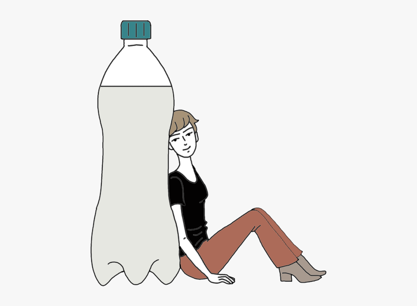 Bottle Of Water - Water Filled Bottle Clipart, HD Png Download, Free Download