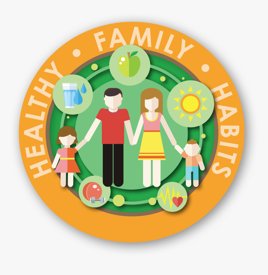 Health Clipart Healthy Family - Healthy Family Clipart, HD Png Download, Free Download