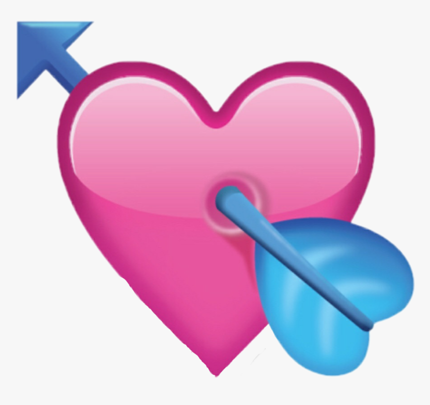 Emoji Love Whatsapp Whatsappemoji Heart - Heart Arrow Emoji Whatsapp, HD Png Download, Free Download