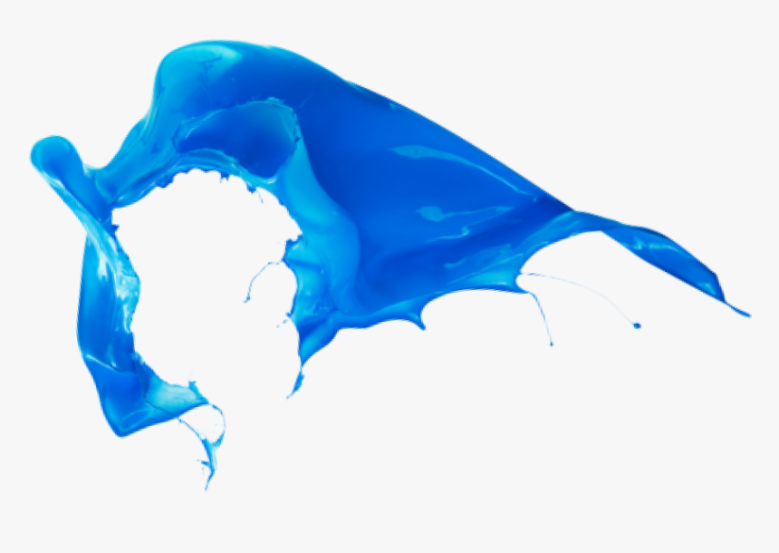 Blue Color Splash Png , Png Download - Blue Color Splash Png, Transparent Png, Free Download