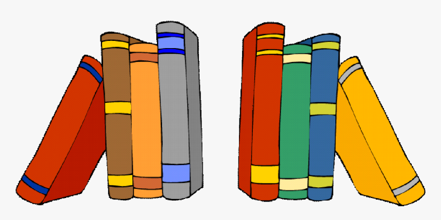 Book Shelf Clipart Free Download Best Book Shelf Clipart - Cartoon Books On Shelf, HD Png Download, Free Download