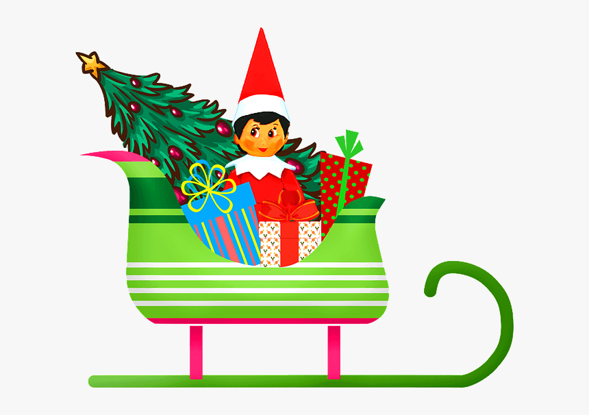 Clipart Elf On The Shelf Cartoon, HD Png Download, Free Download