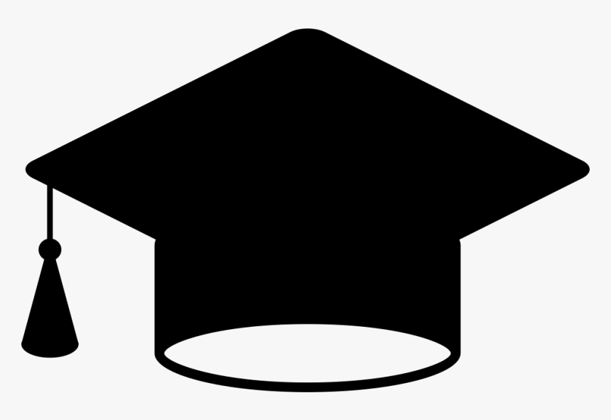Clip Art Graduation Hat Svg - Transparent Background Graduation Cap Clipart, HD Png Download, Free Download