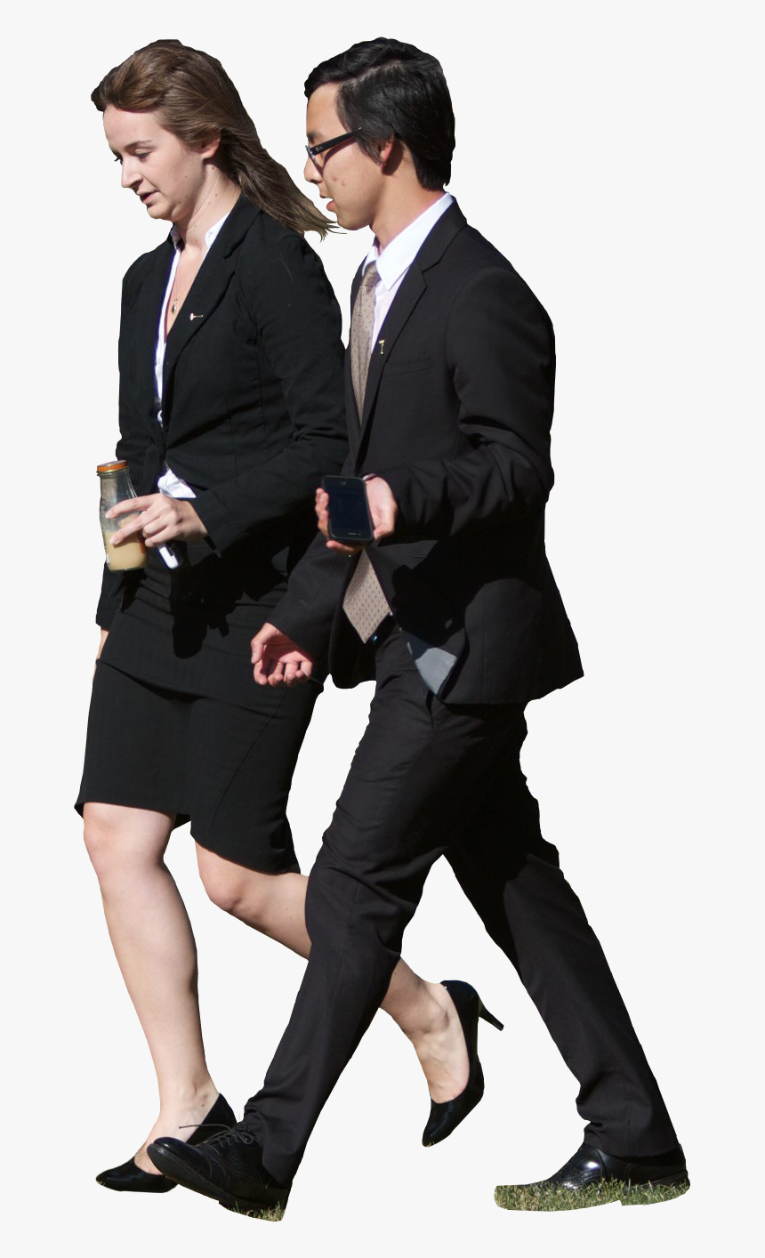 Business People Walking Png, Transparent Png, Free Download