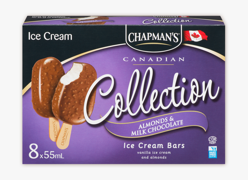Chapmans Canadian Collection Almond & Milk Chocolate - Chapmans Ice Cream, HD Png Download, Free Download