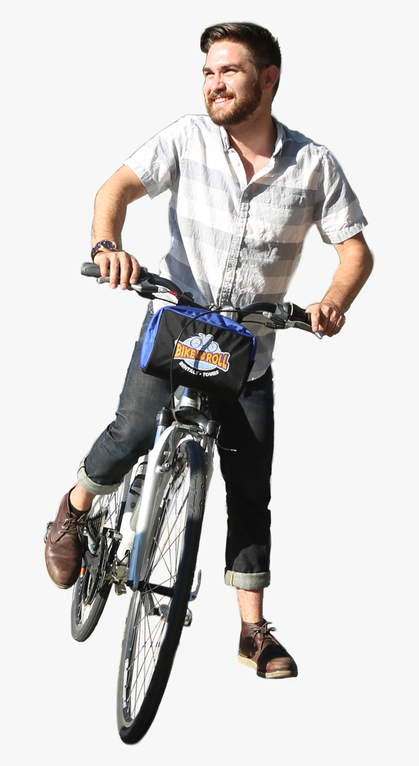 Riding Bicycle Png - Person Biking Png, Transparent Png, Free Download