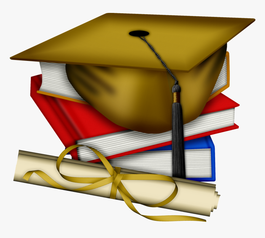 Green Graduation Cap Clipart, HD Png Download, Free Download