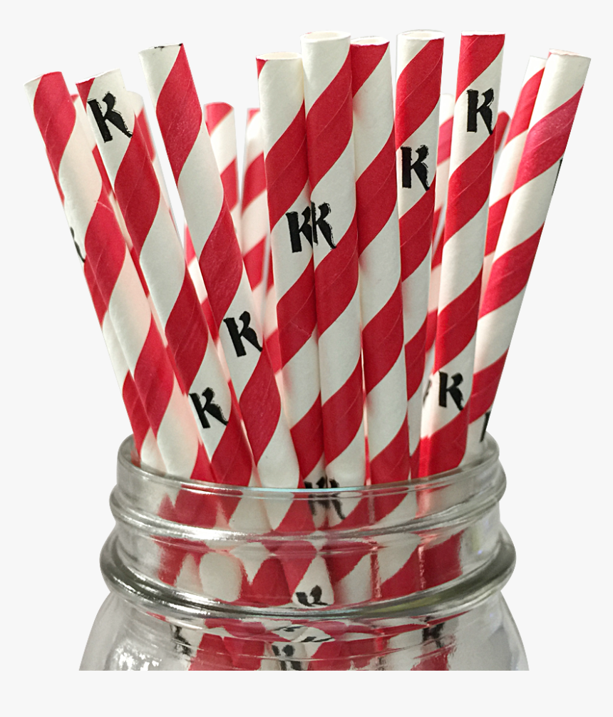 Red Stripe K 25pc Paper Straws - Flag, HD Png Download, Free Download