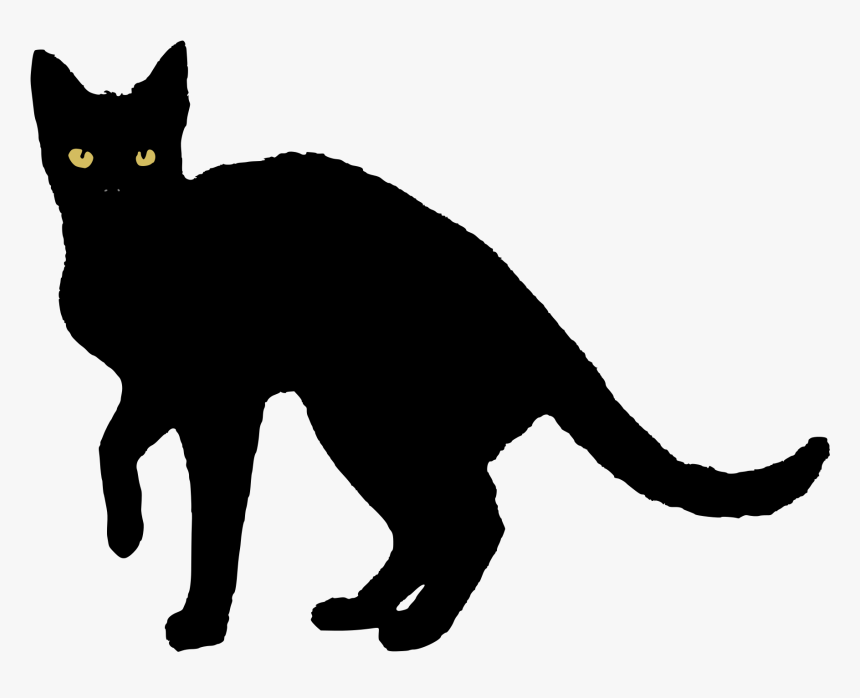 Vector Black Cat Png, Transparent Png, Free Download