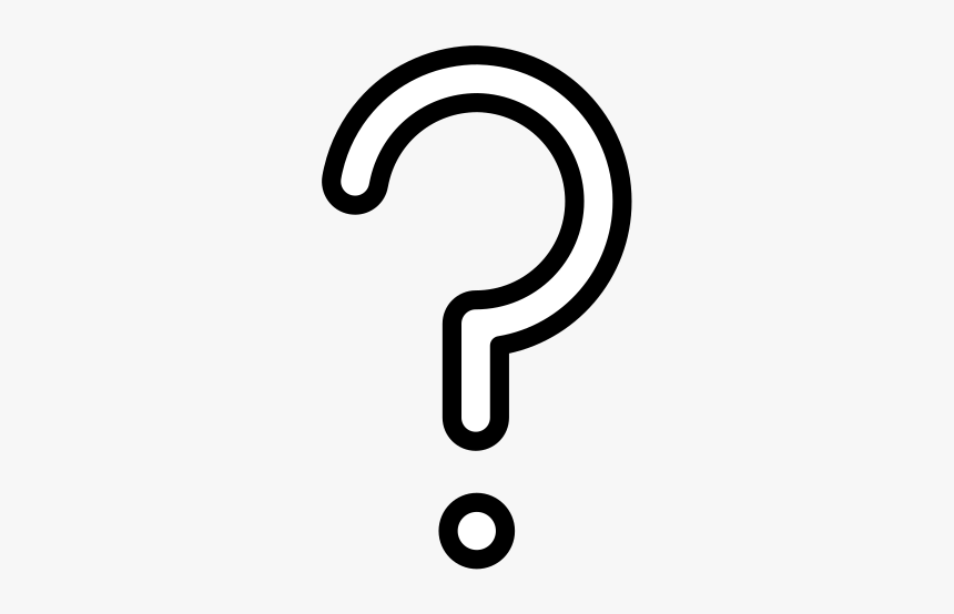 Question Mark Line Icon Png, Transparent Png, Free Download