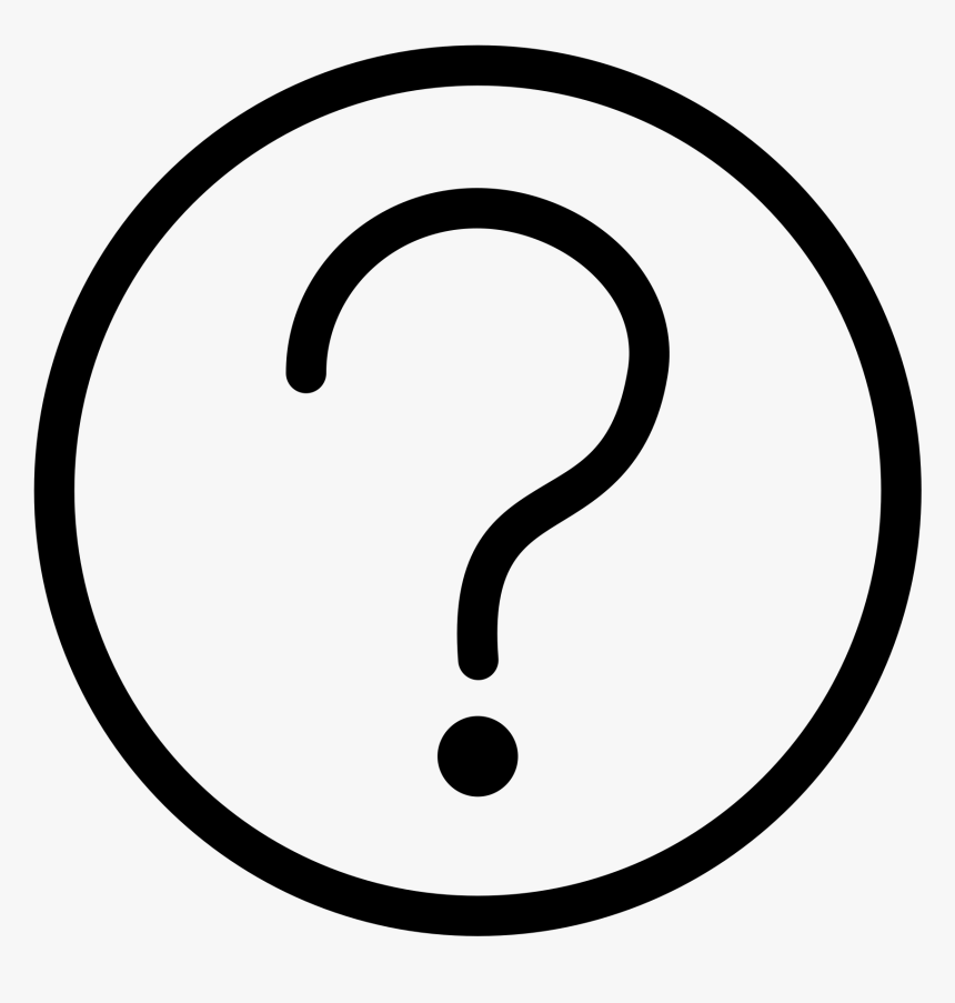 Question Mark Png White - Question Mark Icon Svg, Transparent Png, Free Download