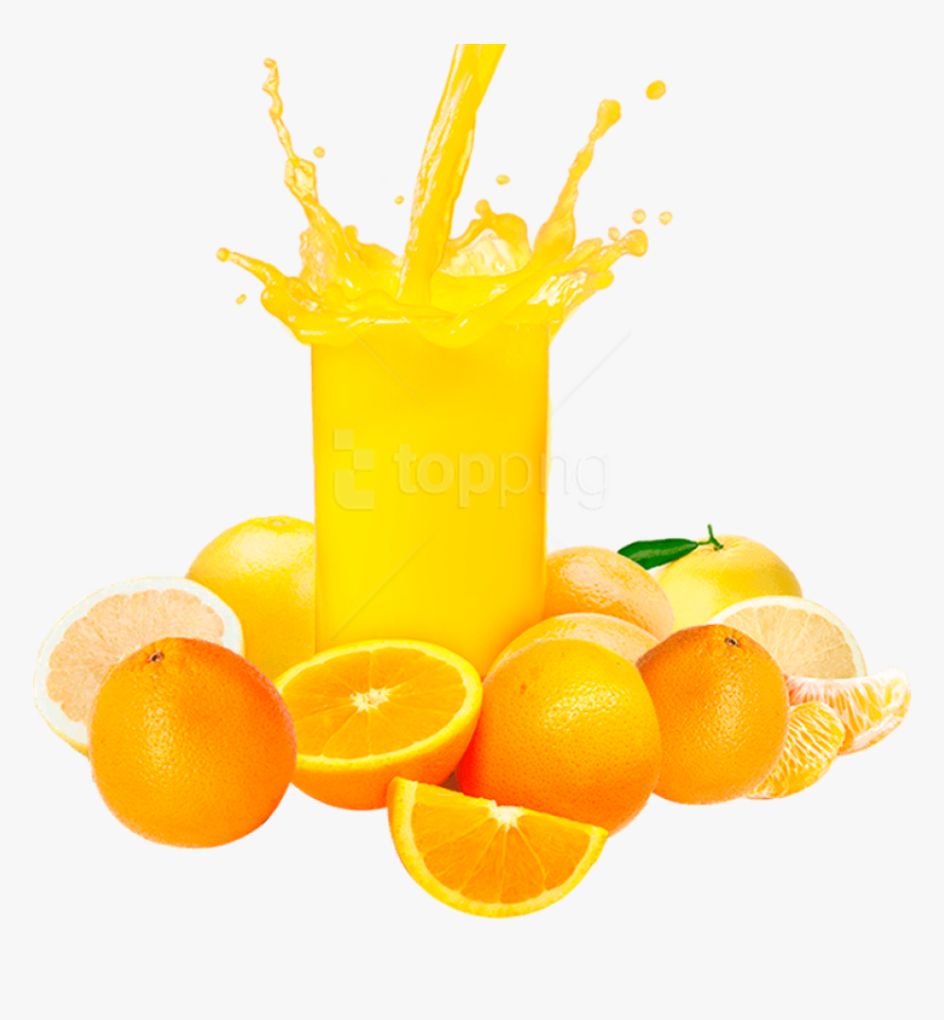Fresh Orange Juice Png, Transparent Png, Free Download