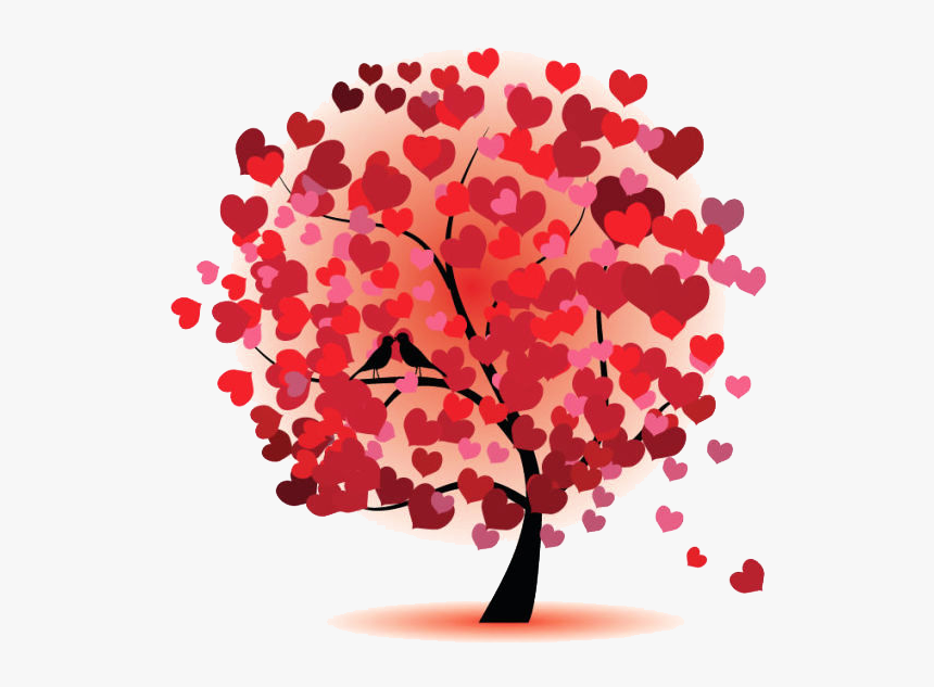 Love Heart Clip Art - Love Tree, HD Png Download, Free Download