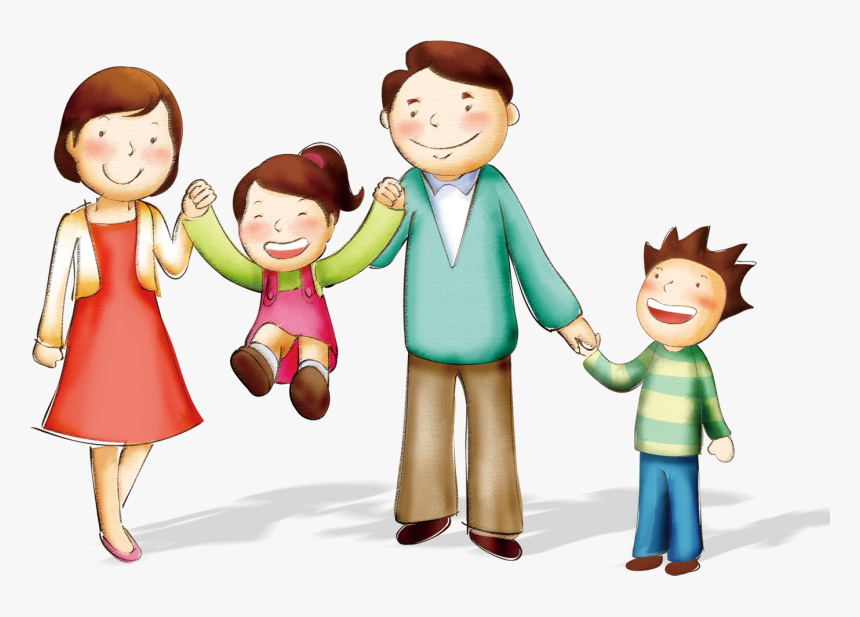 Clip Art Child Happiness A Of - Family Cartoon Images Png, Transparent Png, Free Download