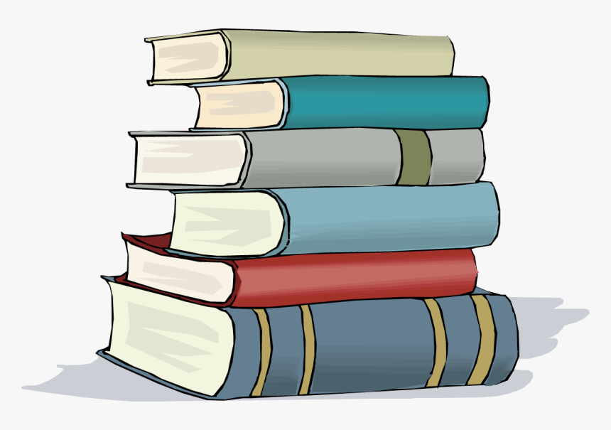 Free Png Of Library Books - Stack Of Books Clipart, Transparent Png, Free Download