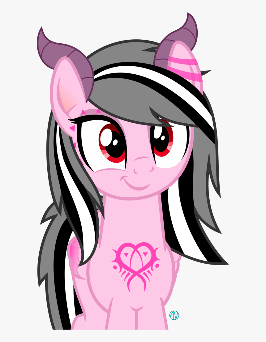 Arifproject, Cute, Demon Pony, Horn, Looking At You, - Mlp Oc Demon, HD Png Download, Free Download