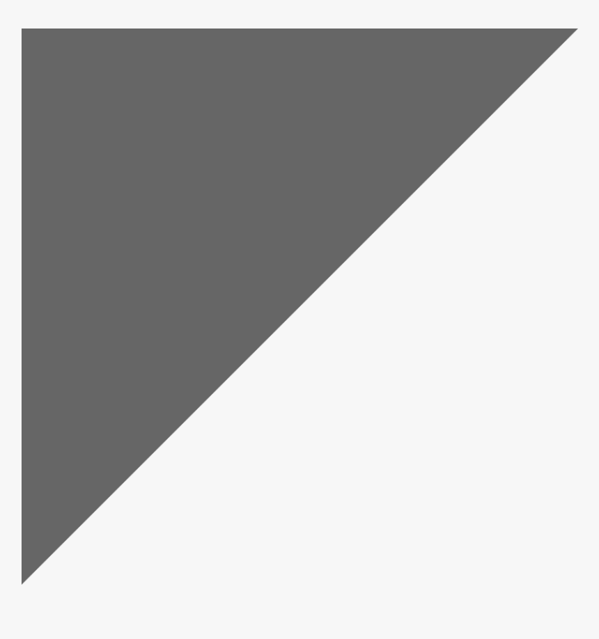 Grey Right Angle Triangle, HD Png Download, Free Download