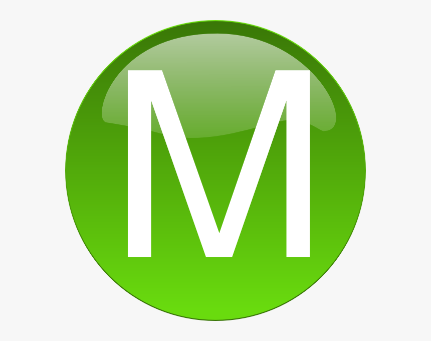 Green M Clip Art - Green M, HD Png Download, Free Download