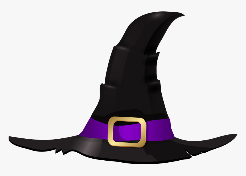 Clipart Cat Witch - Halloween Witch Hat Clipart, HD Png Download, Free Download