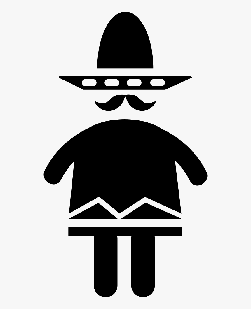 Mexican Man - Mexican Man Icon, HD Png Download, Free Download