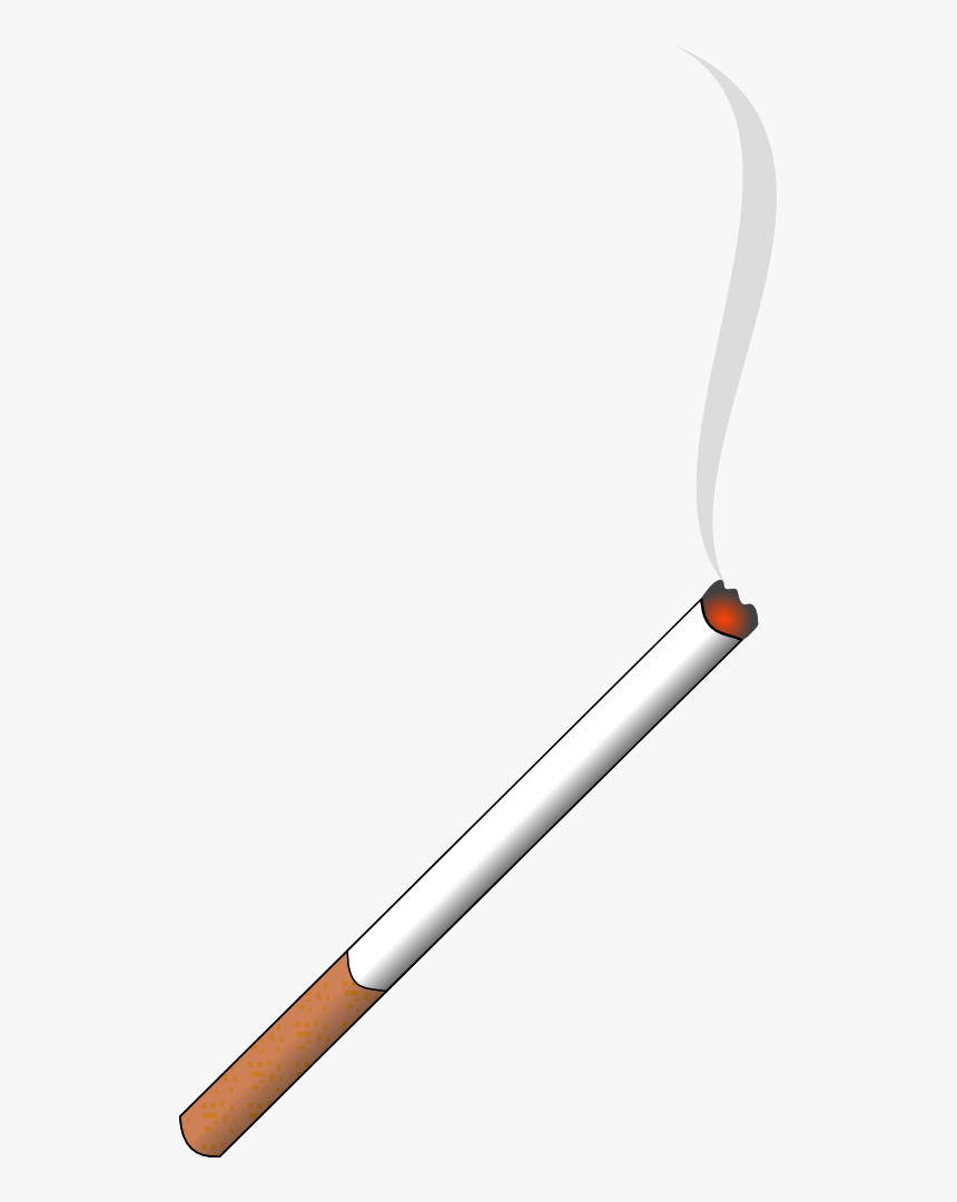 Lit Cigarette Png - Cigarette Clipart No Background, Transparent Png, Free Download