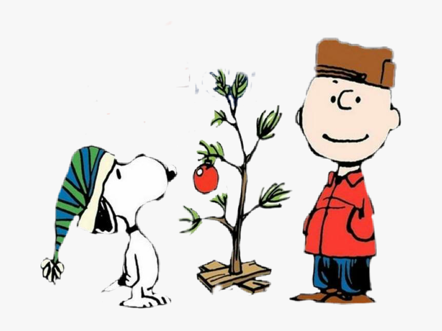 #charliebrown #chuck #peanuts #snoopy #christmas #tree - Charlie Brown Christmas Wallpaper Desktop, HD Png Download, Free Download