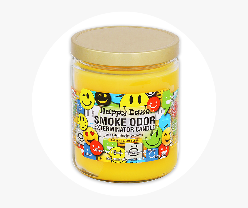 Smoke Odor Eliminator Candle Happy Daze, HD Png Download, Free Download